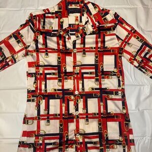 GIVENCHY PARIS Vintage Womans Button Shirt